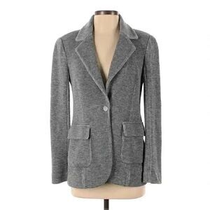 Kinly Women's Heather Gray Poly/Rayon/Spandex Knit Blazer